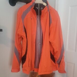 Antigua Orange Jacket with Gray and Black Details
